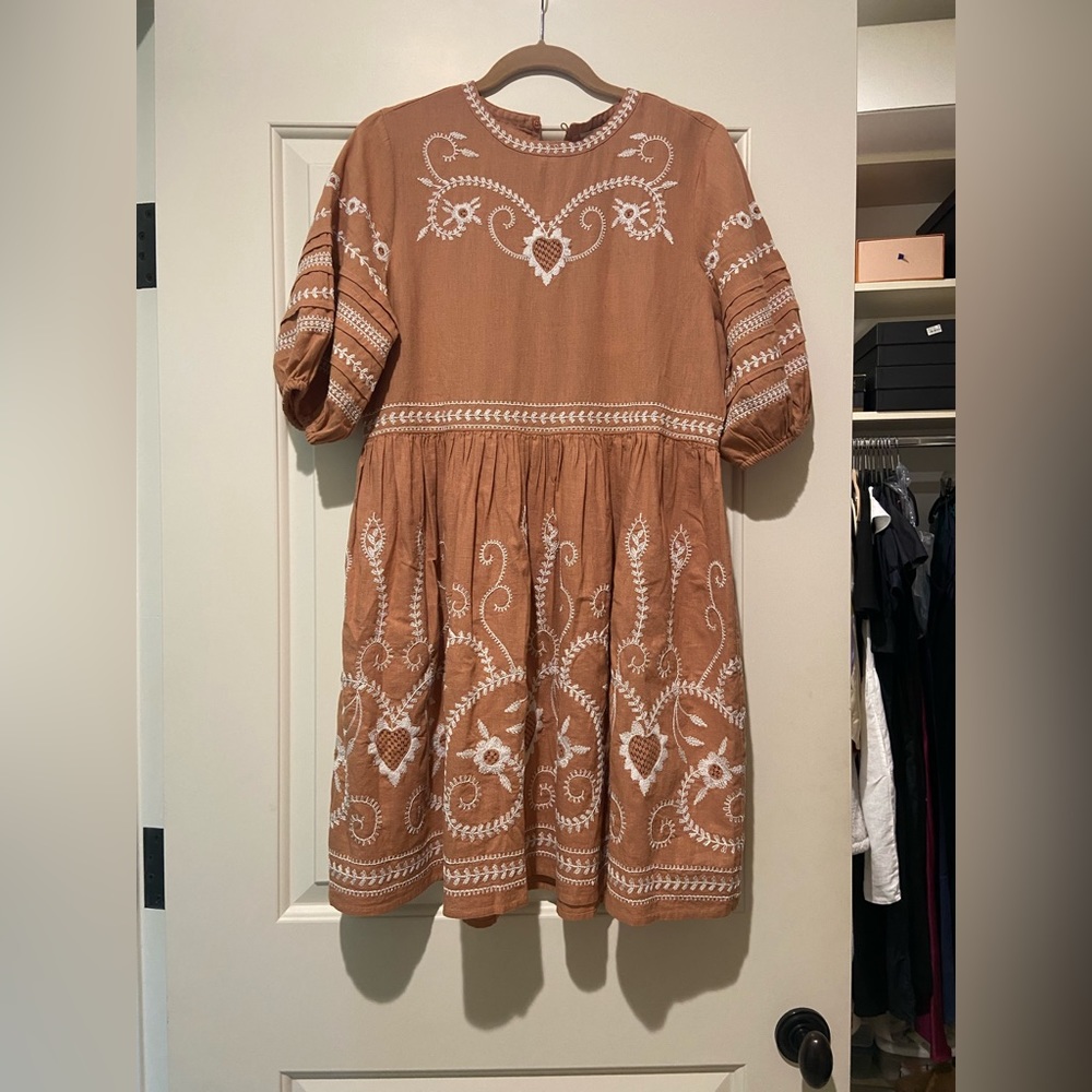 *NWT* The Great Peninsula embroidered dress